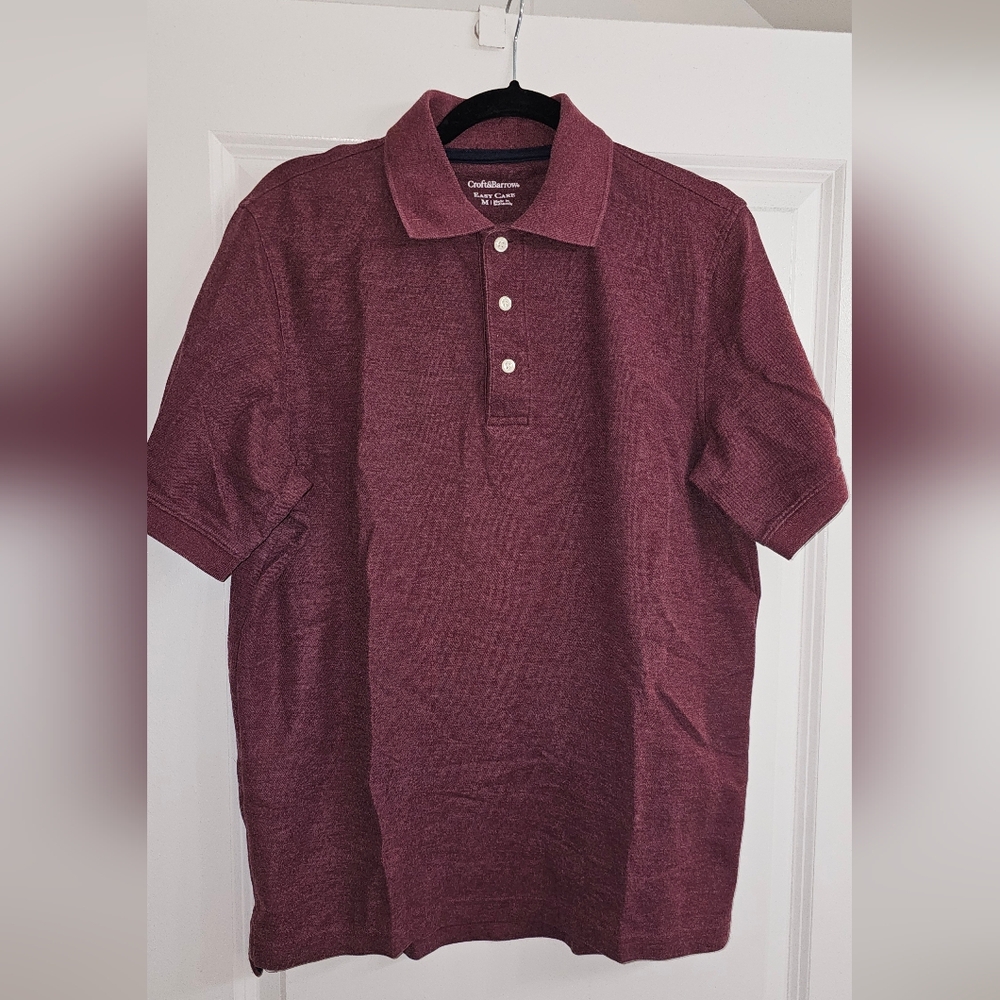 Croft & Barrow Men's Maroon Polo Shirt